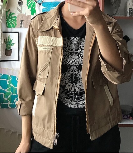 Vintage camel ceket