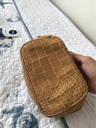  Beden sarı Renk Nine West Makyaj Çantası