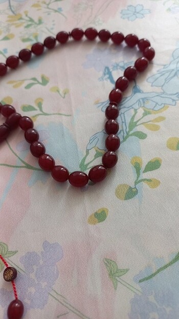  Beden bordo Renk tespih