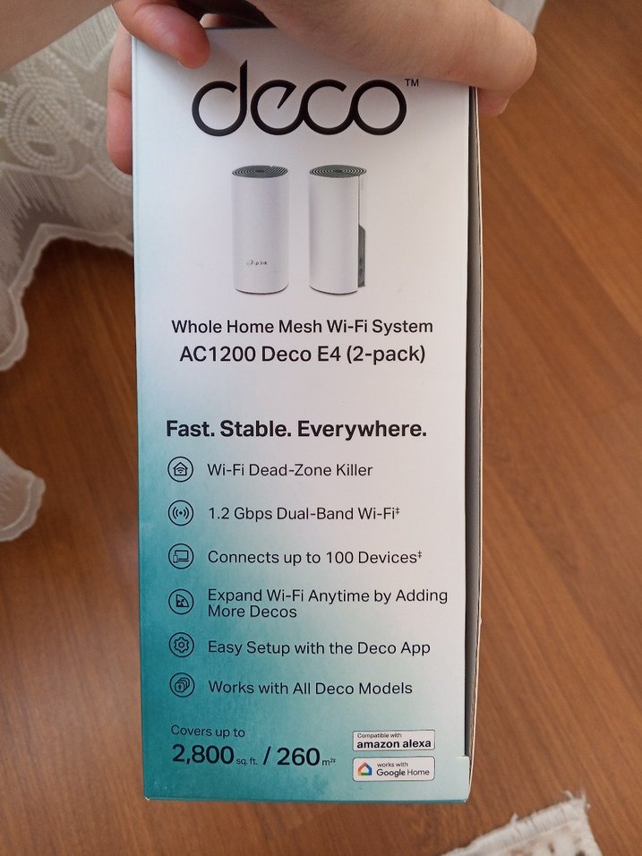 TP-Link Deco E4 Kablosuz Mesh Wi-Fi Sistemi - Görsel 3