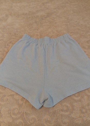 Gri Rahat Mini Şort - Görsel 4