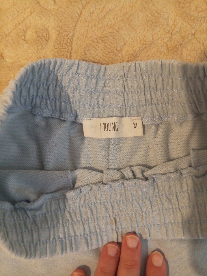 Gri Rahat Mini Şort - Görsel 3