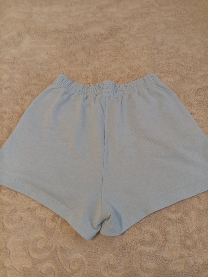 Gri Rahat Mini Şort - Görsel 4