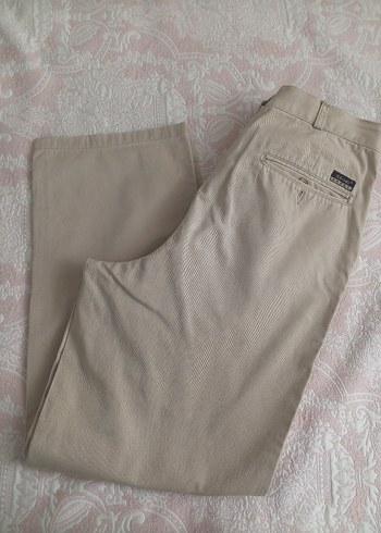 Bej Regular Fit Erkek Keten Pantolon