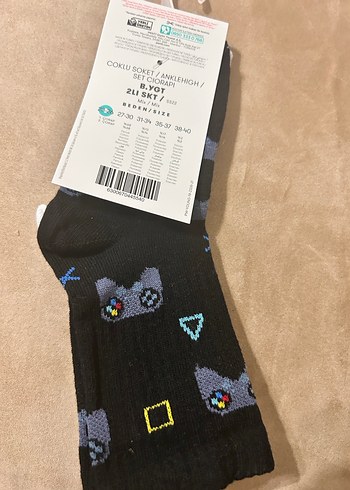 İkili Erkek Çorapları - Görsel 3