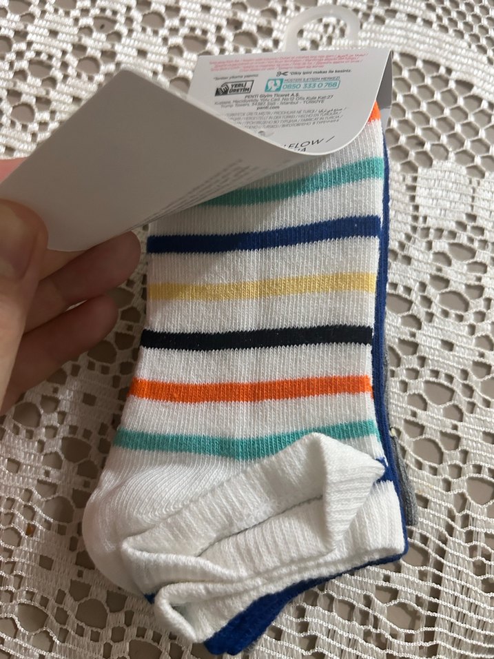 Üçlü Erkek Çocuk  Çorap - Görsel 3