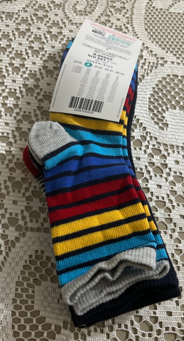 Dörtlü Erkek çocuk Çorabı - Görsel 4