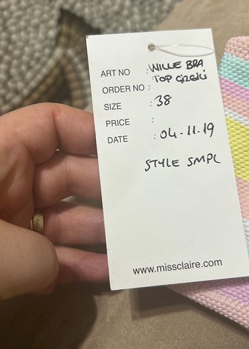 Pastel Renkli Tie-Dye Atlet Sütyen - Görsel 5