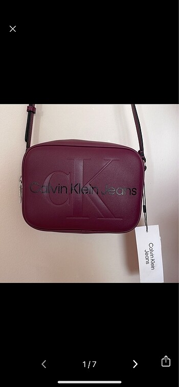 Calvin Klein hiç kullanılmamış omuz çantası