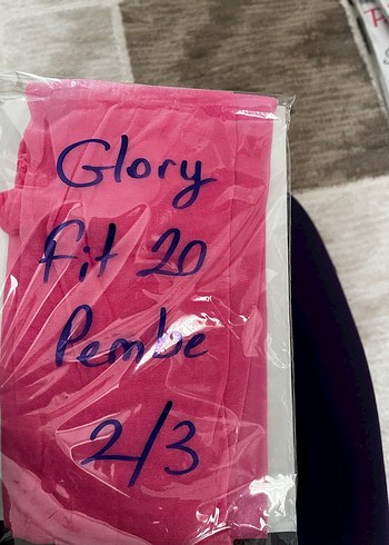 Glory Marka 20 D parlak pembe M/L külotlu corap .Sıfır paketli