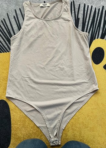 People by Fabrika M beden bej renk çıtçıtlı body. yepyeni gibi - Görsel 5