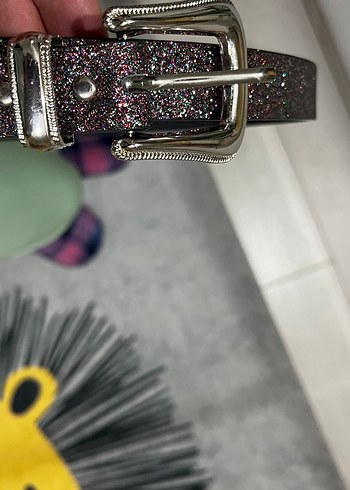 Kahverengi 95 cm S parlak kemer.Sıfır - Görsel 3