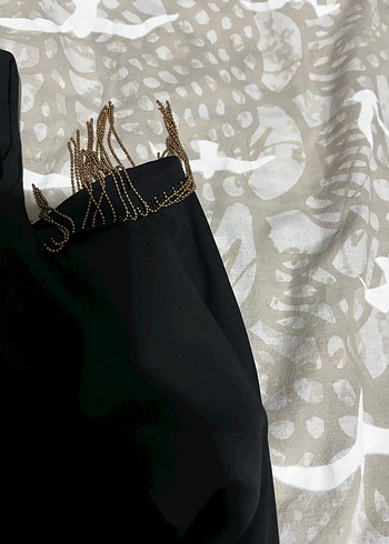 Journey Marka L beden siyah renk tül detaylı bluz - Görsel 7