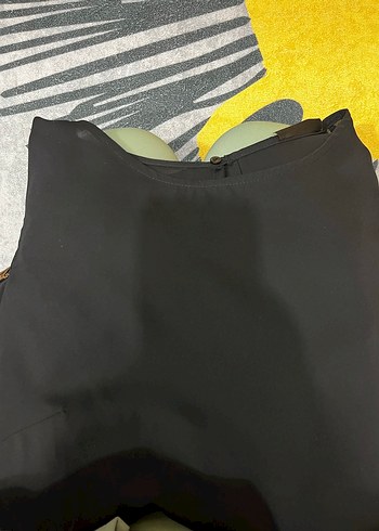 Journey Marka L beden siyah renk tül detaylı bluz - Görsel 5