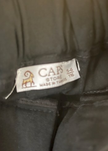 Caps Marka 5-6 yaş siyah kumaş pantolon. Yepyeni gibi - Görsel 6