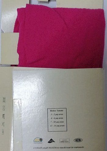 La Calze  11-14 yaş 30 denye siyah renk külotlu çorap. Sıfır - Görsel 2