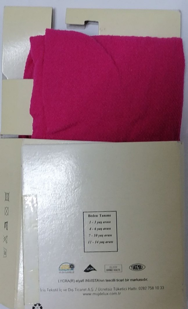 La Calze  11-14 yaş 30 denye siyah renk külotlu çorap. Sıfır - Görsel 2