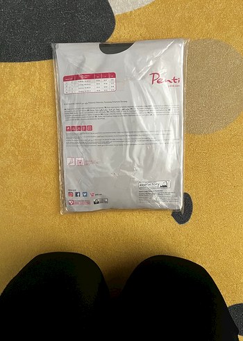 Penti  2li M beden 15 Denye mat ten rengi külotlu çorap. - Görsel 4