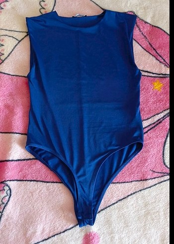Zara  M beden saks mavisi alttan çıtçıtlı body bluz. Yeni gibi - Görsel 4