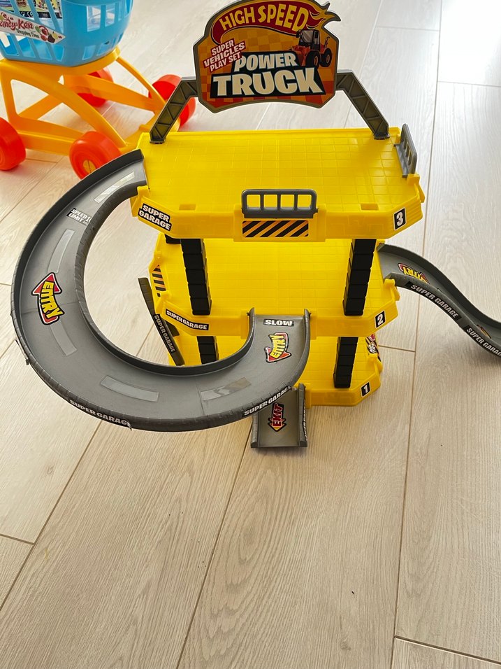 3 katlı kaydıraklı otopark oyuncak - Görsel 2