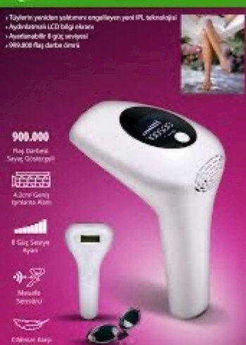 Kiwi Marka 6833 Pro lazer epilasyon cihazı.Sıfır ürün