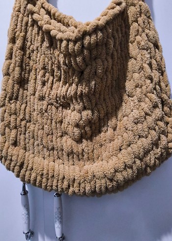 Örgü Yeşil ve Kahverengi Günlük Çanta 2çanta 300 - Görsel 5