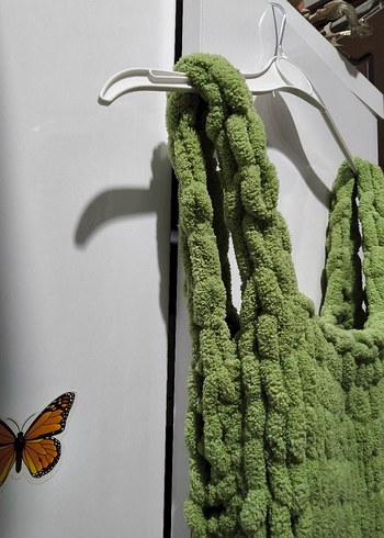 Örgü Yeşil ve Kahverengi Günlük Çanta 2çanta 300 - Görsel 3