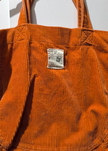 Turuncu Parlak Keten Kadın Omuz Çantası - Görsel 2