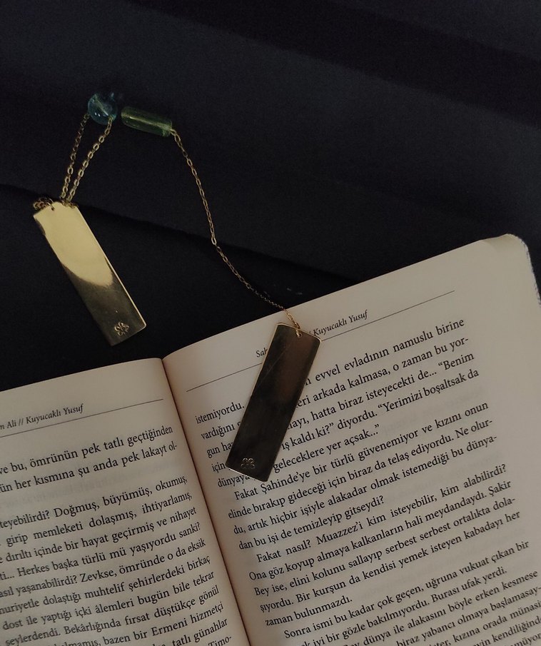Minimalist kitap ayracı  - Görsel 2