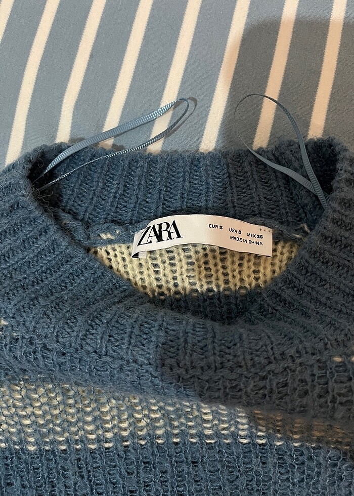 zara crop kazak - Görsel 2