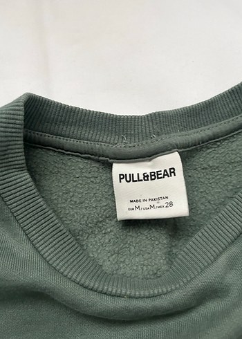 s Beden Kadın Haki Uzun Kollu Basic Sweatshirt