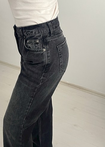 Gri Kadın Denim Regular Fit Pantolon - Görsel 4