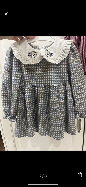 Zara Kız çocuk kışlık elbise