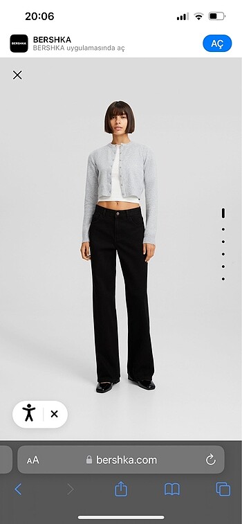 Bershka wide leg jean
