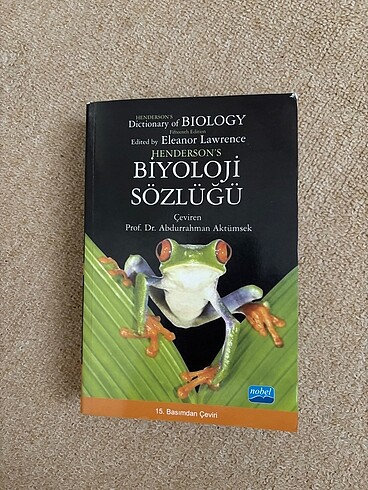 Henderson Biyoloji sözlüğü