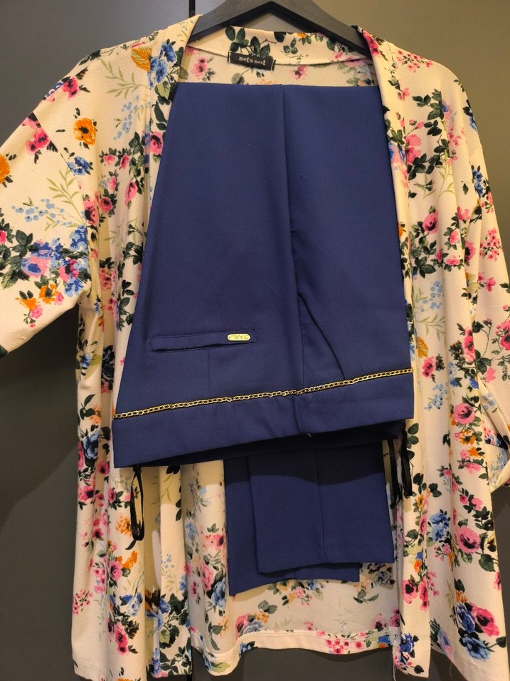 Kadın pantolon ceket takım - Görsel 2