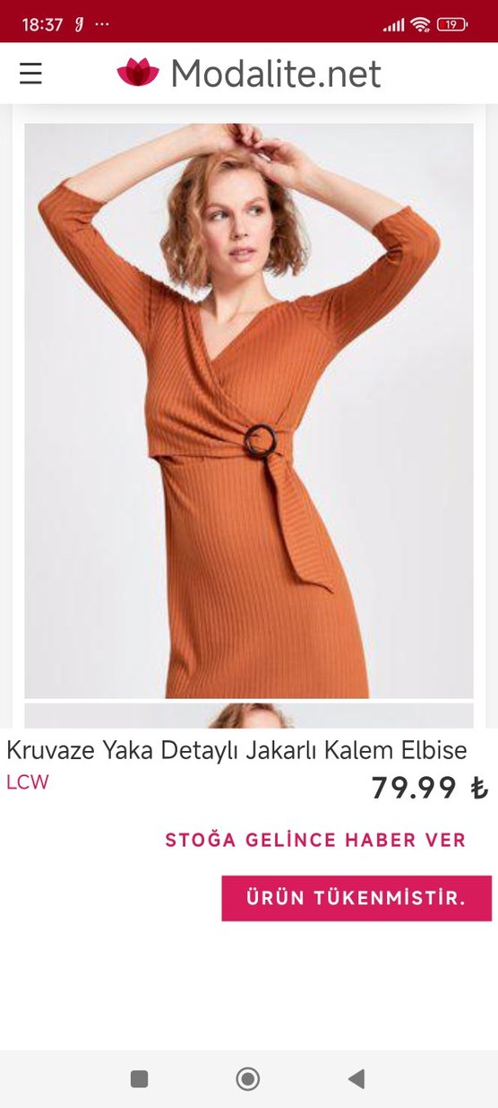 LC Waikiki elbise - Görsel 2