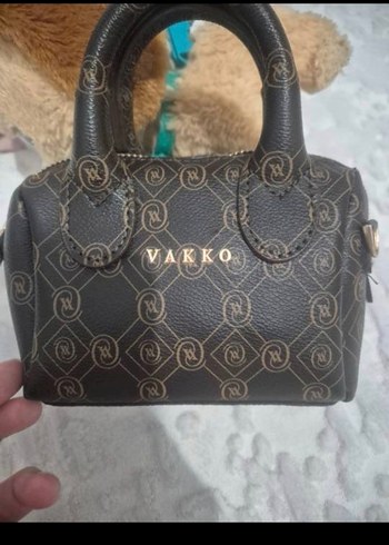 Vakko Siyah Deri Kadın Çanta