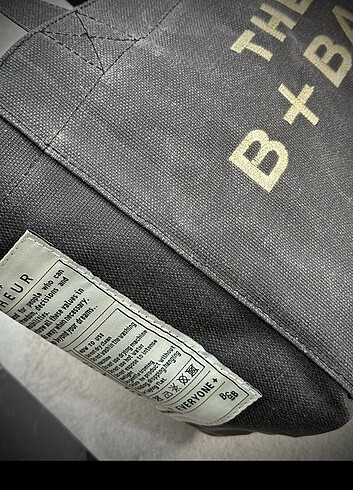 Beden siyah Renk The B+ Bonheur - canvas tote