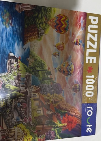 1000 Parça Renkli Manzara Puzzle