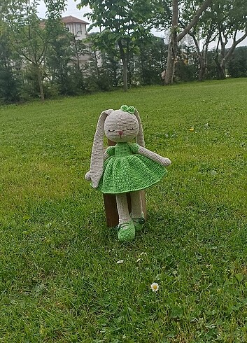 Diğer Amigurumi uzun kulak tavşan