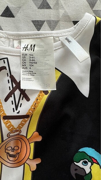H&M H&M korsan kostüm