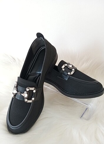 36 Beden siyah Renk Kadın Loafer Oxford Ayakkabı 