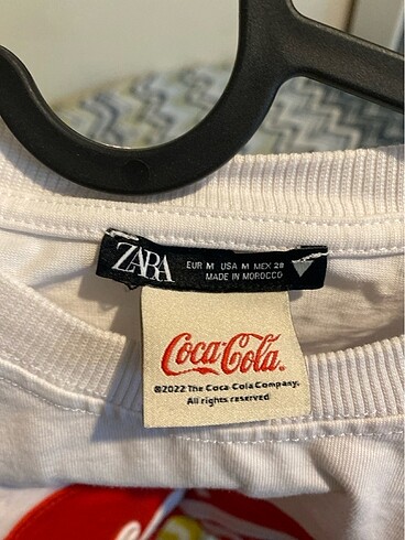 m Beden Zara coca cola crop
