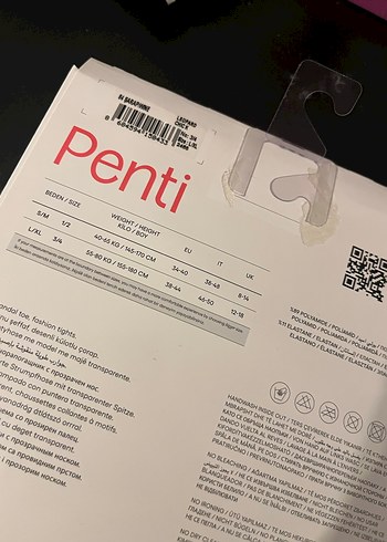 Penti Leopar Desenli 3/4 Kadın Çorap - Görsel 2