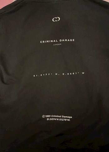criminal damage sweatshirt - Görsel 6