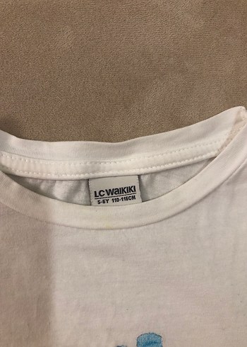 Kız Çocuk Beyaz Pamuklu Renkli Baskılı Tişört - Görsel 3