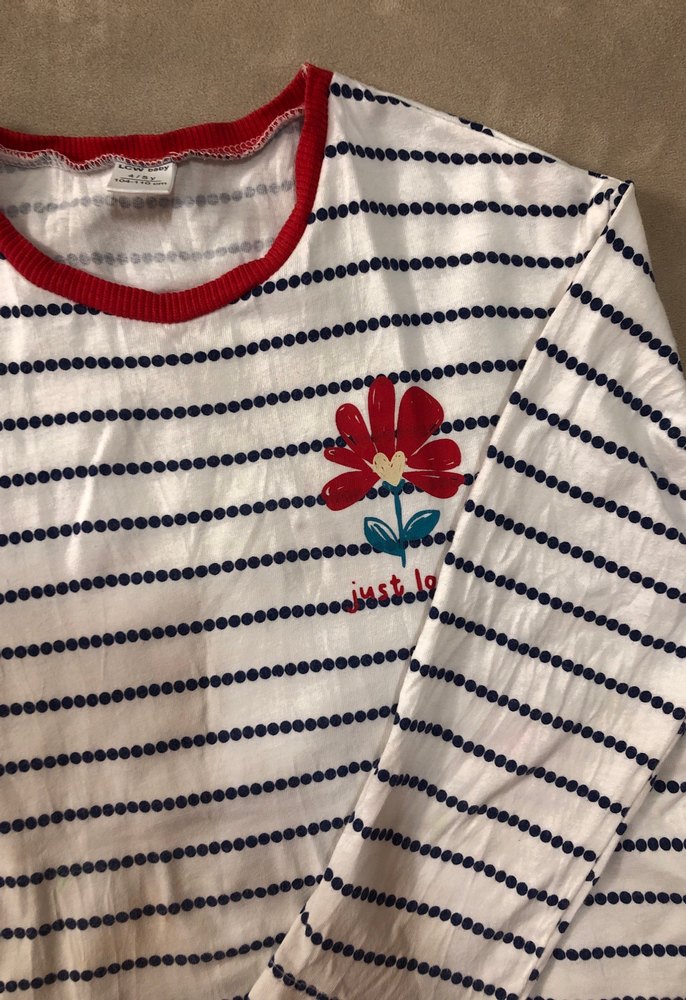 Baskılı Uzun Kollu Kız Tişörtü - Görsel 2