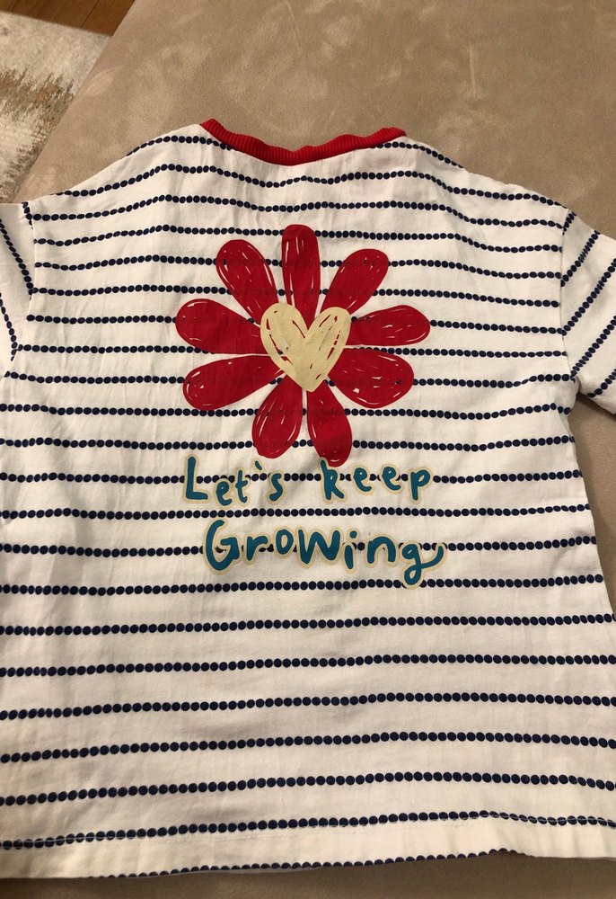 Baskılı Uzun Kollu Kız Tişörtü - Görsel 4