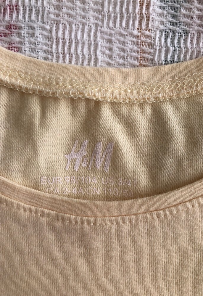 H&M Sarı Kız Çocuk Fırfırlı Atlet - Görsel 2